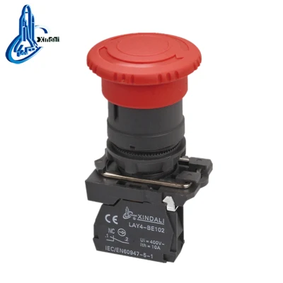 Lay4-Es542 Parada de emergencia 40 mm Girar para soltar Pulsador tipo hongo